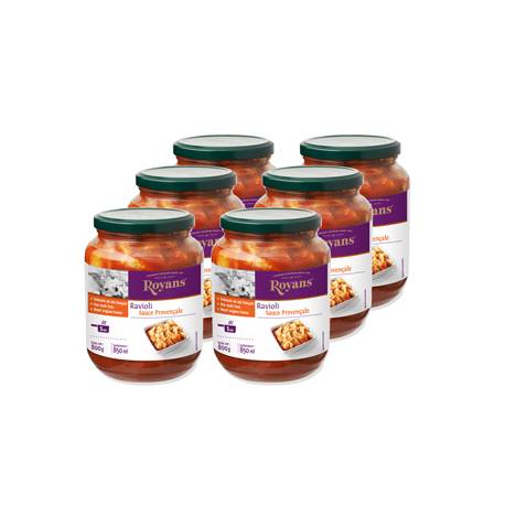 Achat de Bocaux de Ravioli à la viande, sauce provençale (colis de 6 Bocaux)