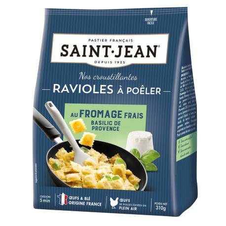 Achat de Ravioles à poêler au fromage frais Basilic de Provence - 310g