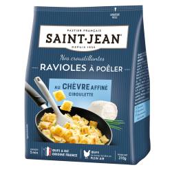 Ravioles à poêler au chèvre affiné ciboulette - 310g