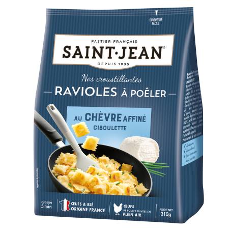 Achat de Ravioles à poêler au chèvre affiné ciboulette - 310g