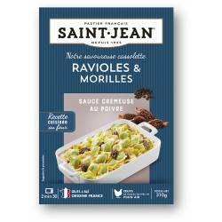 Cassolette de Ravioles & Morilles sauce crémeuse au poivre - 310g