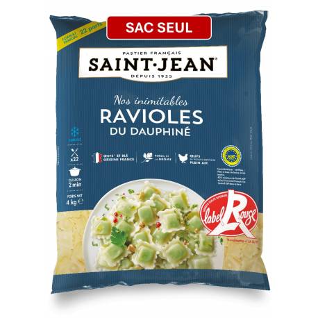 Achat de [SAC SEUL] - Ravioles du Dauphiné surgelées IGP / Label Rouge - 4kg