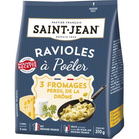 Achat de Ravioles à poêler aux 3 fromages Persil de la Drôme - 310g