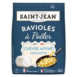 Ravioles à poêler au chèvre affiné ciboulette - 310g