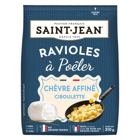 Achat de Ravioles à poêler au chèvre affiné ciboulette - 310g