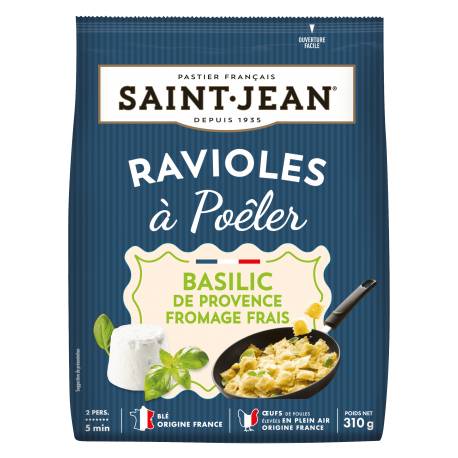 Achat de Ravioles à poêler au fromage frais Basilic de Provence - 310g