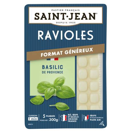 Achat de Ravioles Basilic 5 plaques 