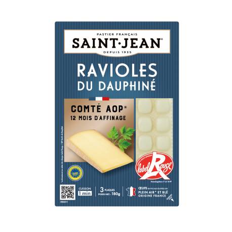 Achat de Ravioles du Dauphiné IGP au comté AOP 12 mois d'affinage / Label Rouge 3 plaques - 180g