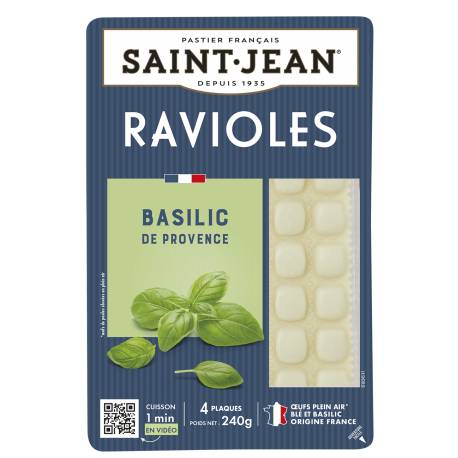 Achat de Ravioles au Basilic de Provence 4 plaques - 240g