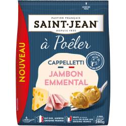 Cappelletti à poêler Jambon Emmental - 280g