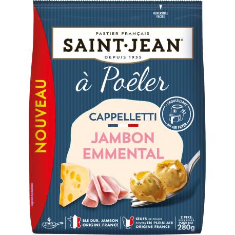 Achat de Cappelletti à poêler Jambon Emmental - 280g